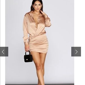 Natural Tan Color Dress